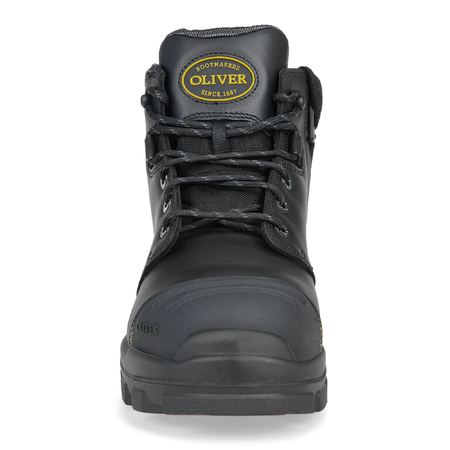 Oliver 54540Z 130mm Black Zip Sided Safety Boot