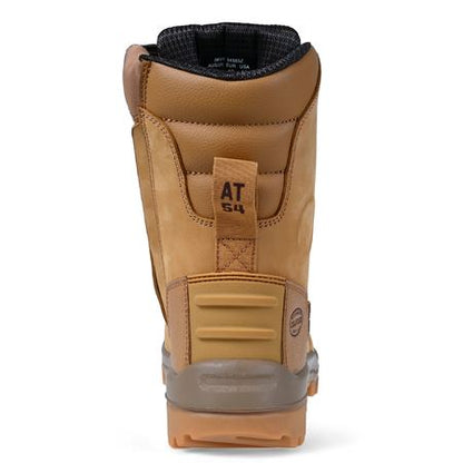 Oliver 54585Z 200mm Hi-Leg Wheat Zip Sided Safety Boot
