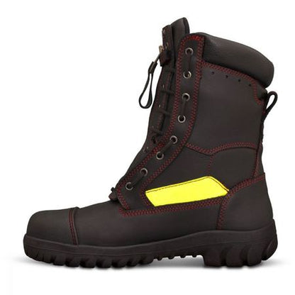 66495F Oliver Women's 230mm Lace Up Structural Firefighters Safety Boot
