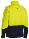 Bisley BK6989 Hi Vis Fleece 1/4 Zip Pullover