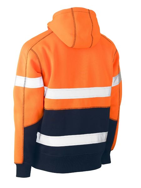 Bisley BK6619T Taped Two Tone Fleece Hoodie Pullover