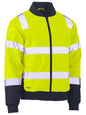 Bisley BJ6730T  Taped Hi Vis Bomber Jacket with Padded Lining