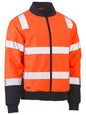Bisley BJ6730T  Taped Hi Vis Bomber Jacket with Padded Lining