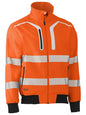 Bisley BJ6979T Taped Hi Vis Soft Shell Bomber Jacket