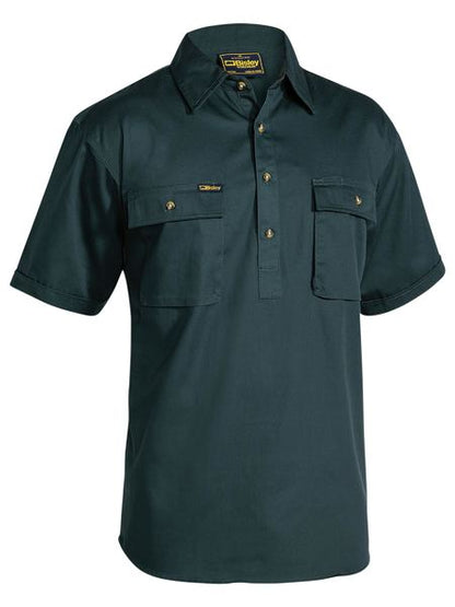 Bisley BSC1433 Closed Front Cotton Drill Shirt