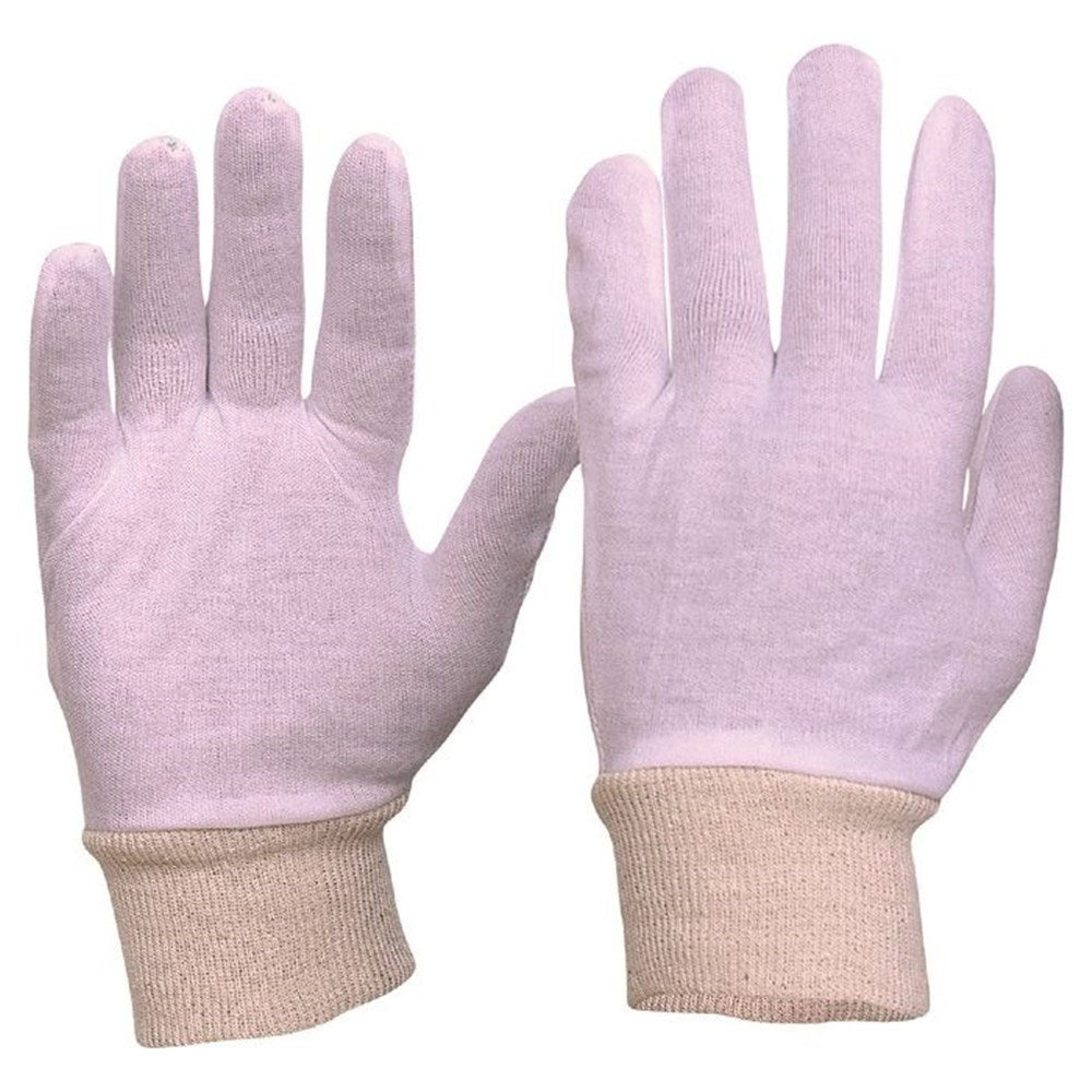 Interlock Poly/Cotton Liner Knit Wrist Gloves Men'S Size 342CLKW