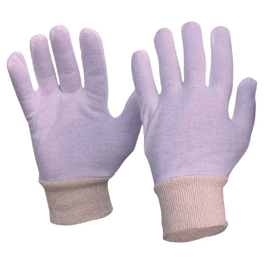 Interlock Poly/Cotton Liner Knit Wrist Gloves Ladies Size 342CLKWL