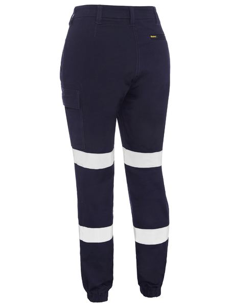 Bisley BPL6028T Women's Taped Cotton Cargo Cuffed Pants