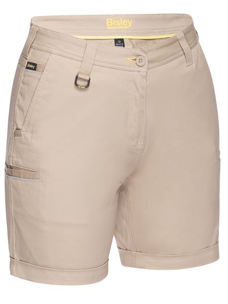 BSHL1015 Bisley Women's Stretch Cotton Short
