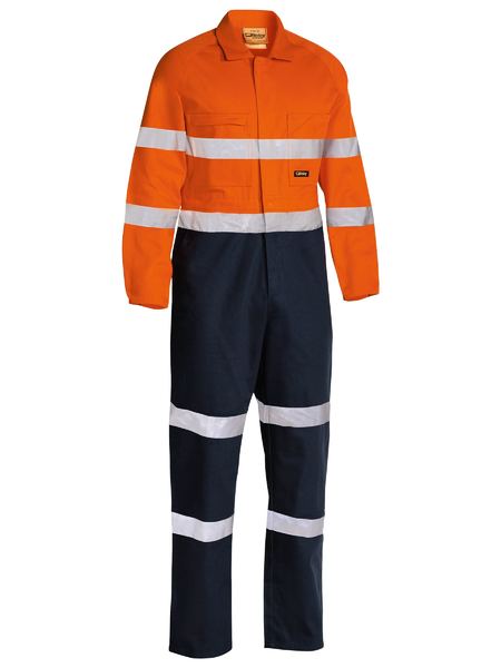 Bisley BC6357TTaped Hi Vis Drill Coverall