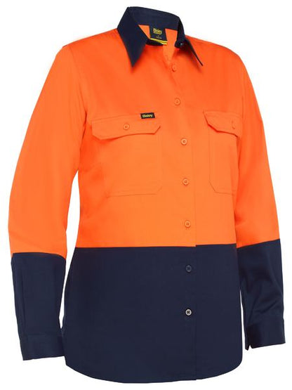 BL6895 Bilsey Women's Cool Lightweight Hi Vis Drill Shirt