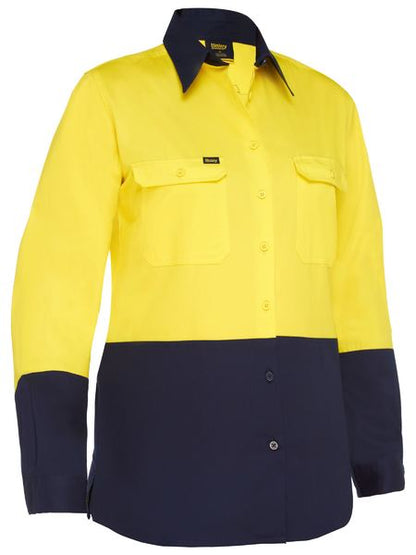 BL6895 Bilsey Women's Cool Lightweight Hi Vis Drill Shirt