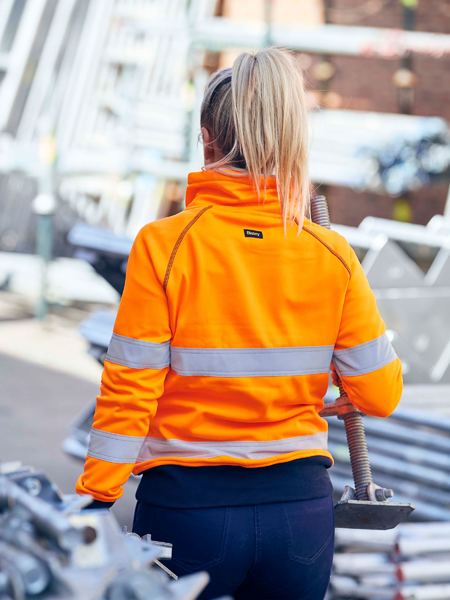 BKL6818T Bisley Women's Taped Hi Vis Fleece Jumper
