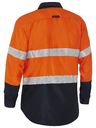BS8438T Bisley Apex 185 Taped Hi Vis FR Ripstop Vented Shirt