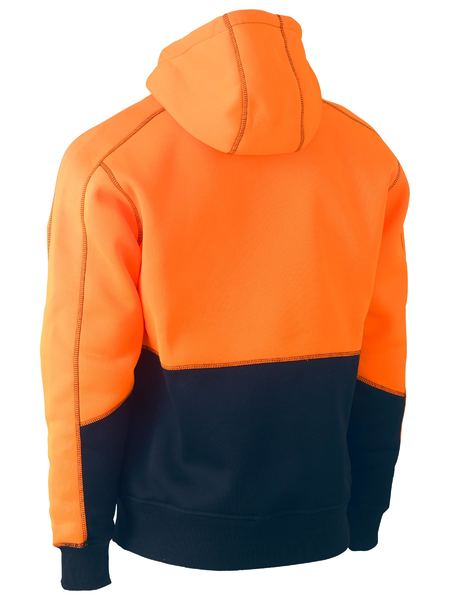 Bisley BK6619 Hi Vis Fleece Hoodie Pullover