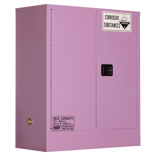 Corrosive Substance Storage Cabinet: Metal - 160L - 2 Doors - 2 Shelves 5530ASPH