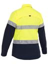 Bisley BL6491T Women's X Airflow™ Hi Vis Taped Stretch Ripstop Shirt