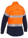 Bisley BL6491T Women's X Airflow™ Hi Vis Taped Stretch Ripstop Shirt