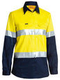 Bisley BL6696T Women's Taped Hi Vis Cool Lightweight Drill Shirt