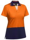 Bisley BKL1234 Women's Hi Vis V-Neck Polo