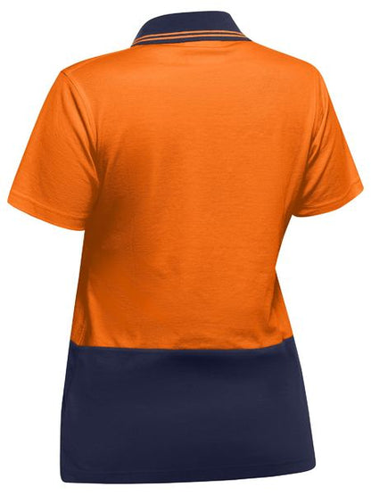 Bisley BKL1234 Women's Hi Vis V-Neck Polo