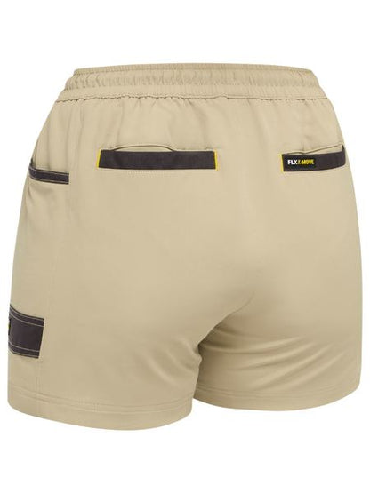 BSHL1331 Bisley Women's Flx & Move™ 4-Way Stretch Elastic Waist Short