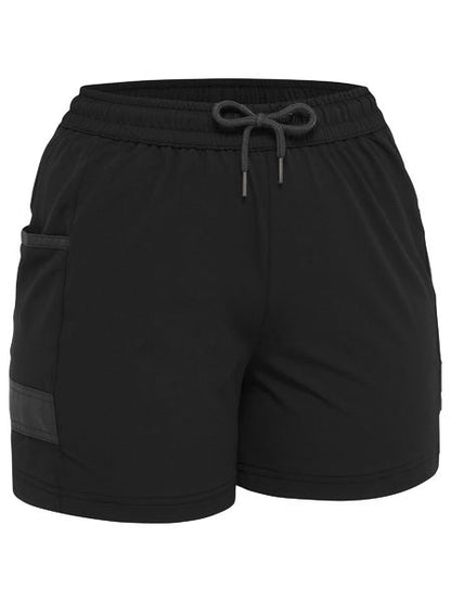 BSHL1331 Bisley Women's Flx & Move™ 4-Way Stretch Elastic Waist Short