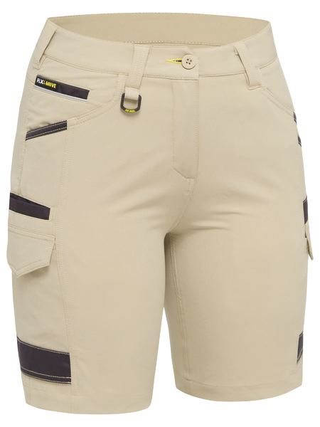 BSHL1332 Bisley Women's Flx & Move™ 4-Way Stretch Zip Cargo Short