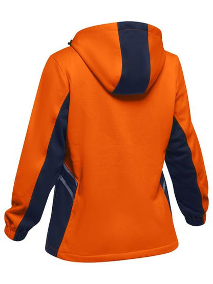BKL6571 Bisley Women's Hi Vis Liquid Repellent Fleece Hoodie