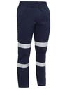 Bisley BPC6029T Taped Biomotion Stretch Cotton Drill Elastic Waist Cargo Work Pant