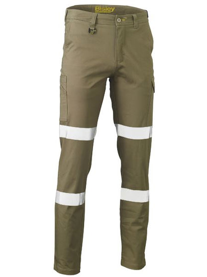 Bisley BPC6008T Taped Stretch Cotton Drill Cargo Pants