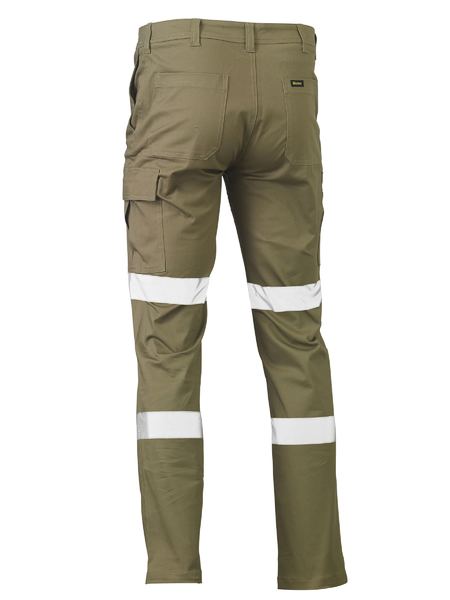 Bisley BPC6008T Taped Stretch Cotton Drill Cargo Pants
