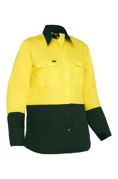 BL6895 Bilsey Women's Cool Lightweight Hi Vis Drill Shirt