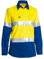 Bisley BL6696T Women's Taped Hi Vis Cool Lightweight Drill Shirt