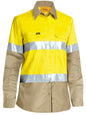 Bisley BL6696T Women's Taped Hi Vis Cool Lightweight Drill Shirt