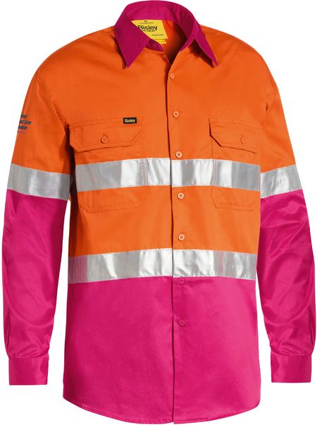 Bisley BS6696T Taped Hi Vis Cool Lightweight Shirt