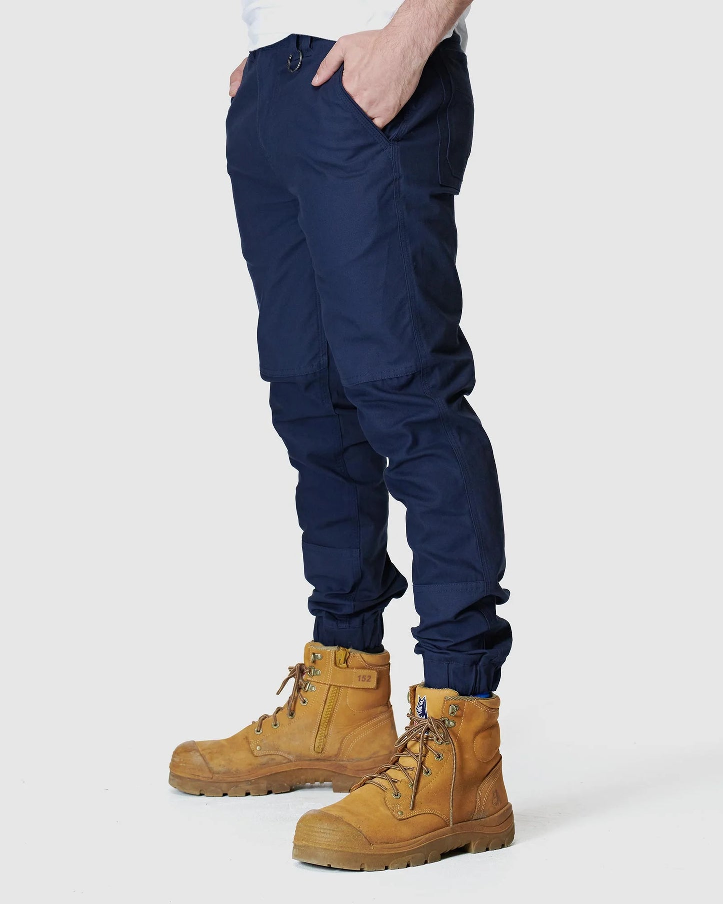 Elwood Mens EWD103 Cuffed Work Pant - Navy