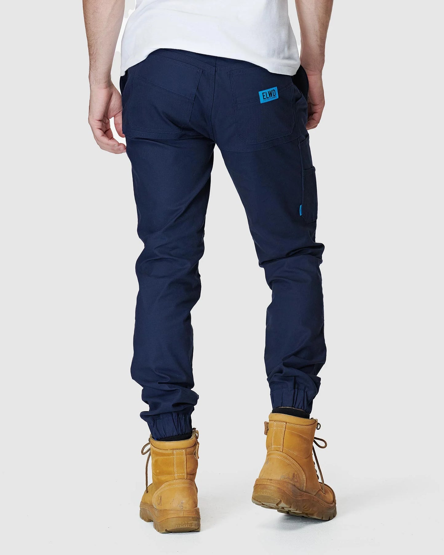 Elwood Mens EWD103 Cuffed Work Pant - Navy