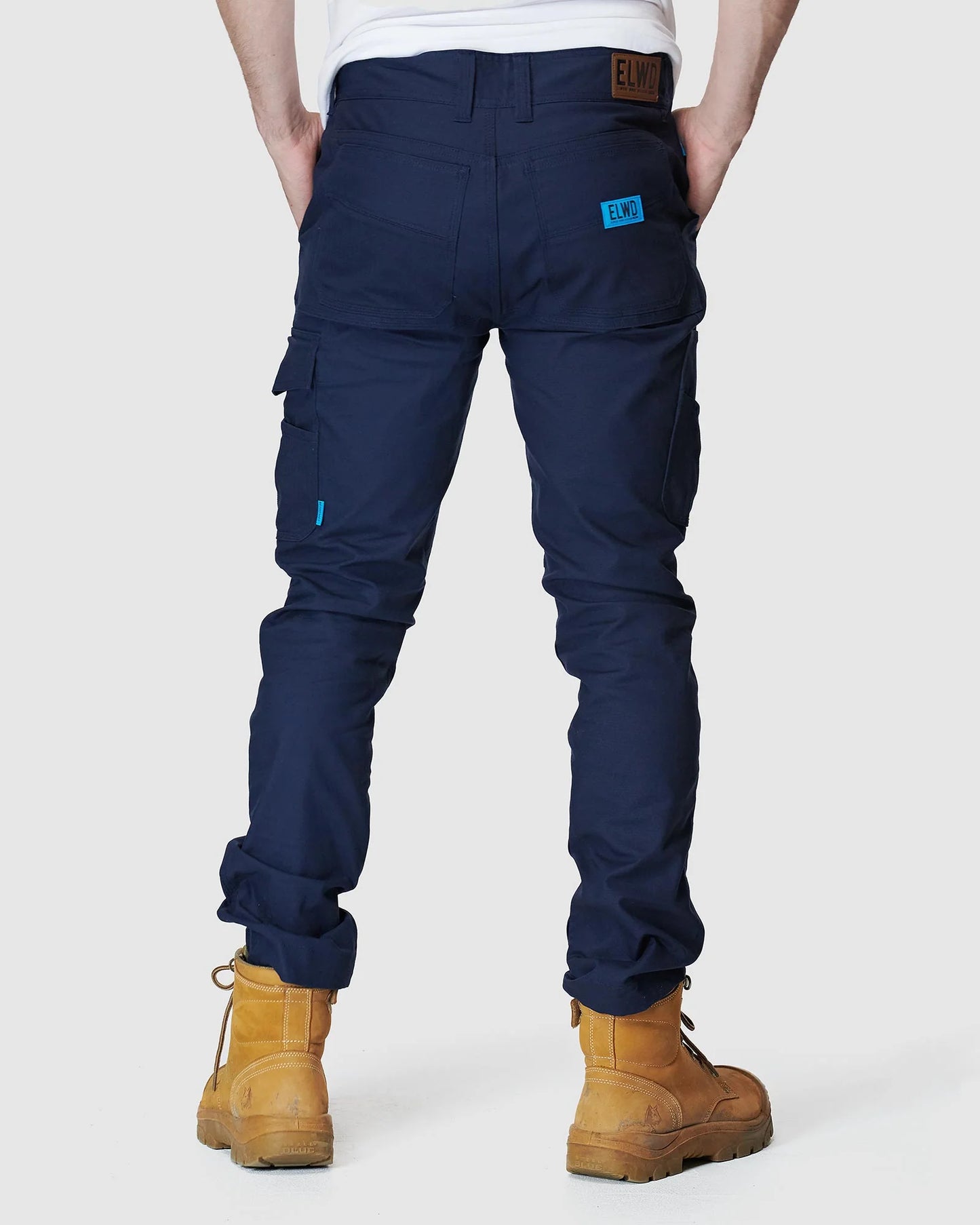 Elwood Mens EWD105 Slim Work Pant Navy