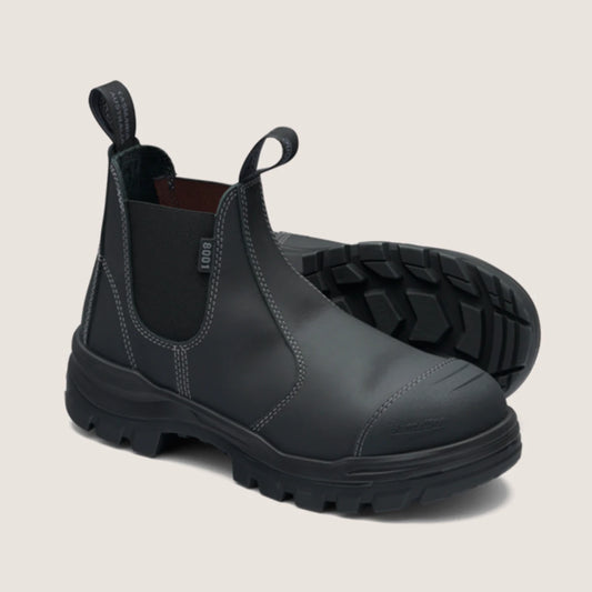 Blundstone 8001 Rotoflex Black Elastic Sided Safety Boots
