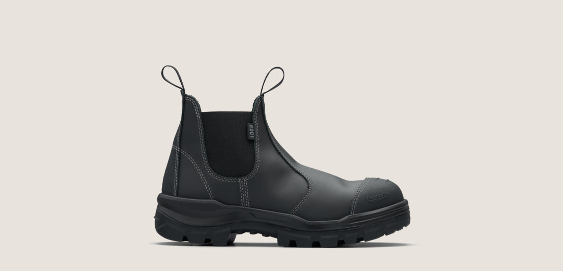 Blundstone 8001 Rotoflex Black Elastic Sided Safety Boots