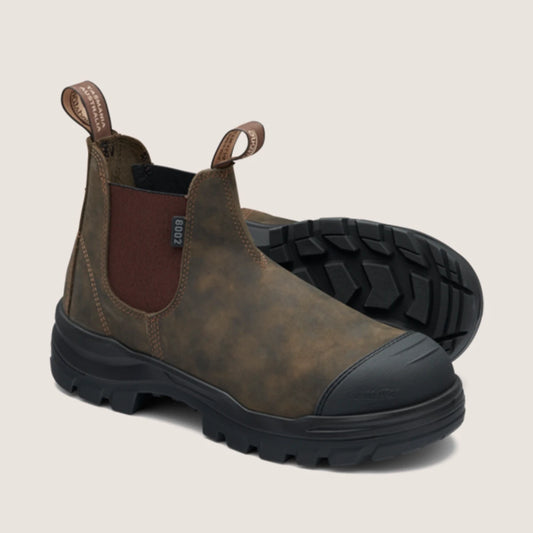 Blundstone 8002 Rotoflex Rustic Brown Elastic Sided Boot