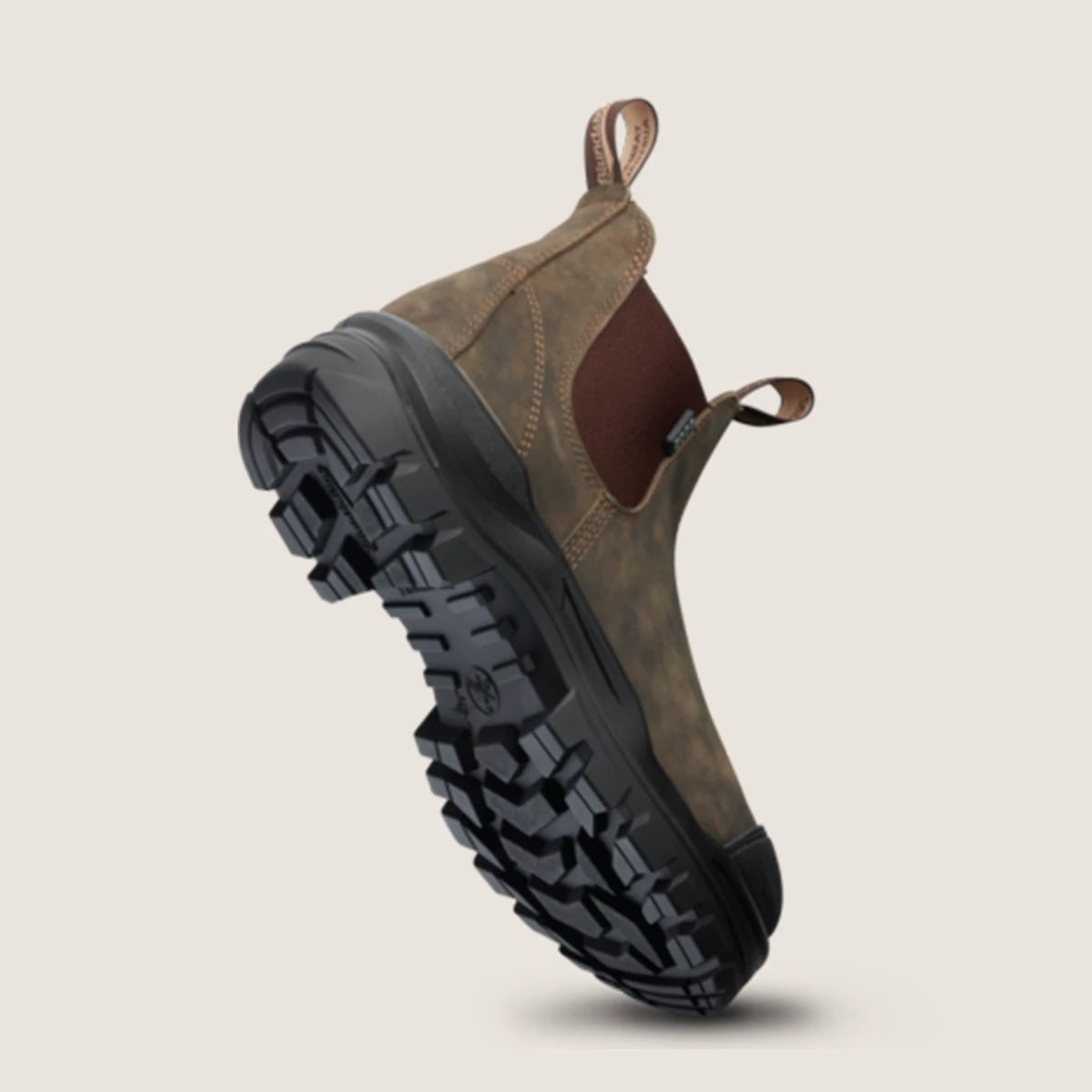 Blundstone 8002 Rotoflex Rustic Brown Elastic Sided Boot