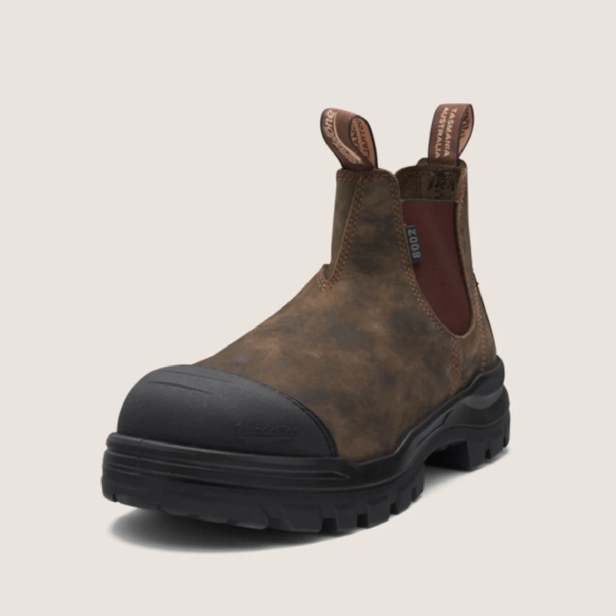 Blundstone 8002 Rotoflex Rustic Brown Elastic Sided Boot