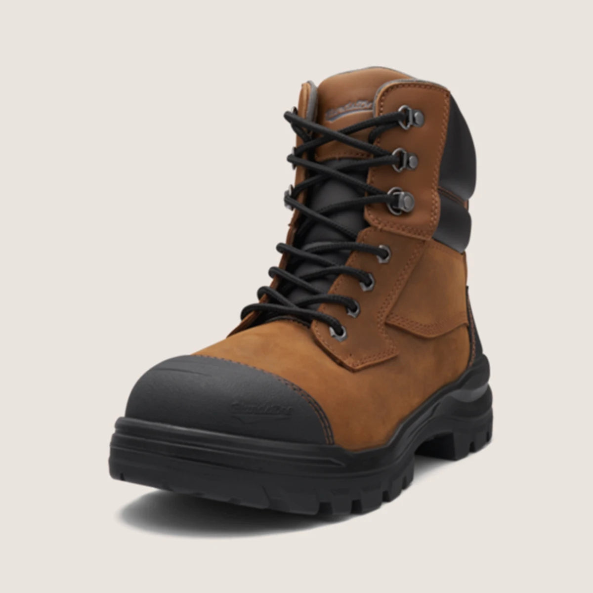 Blundstone 8066 Rotolex Saddle Brown Zip/Lace Safety Boot