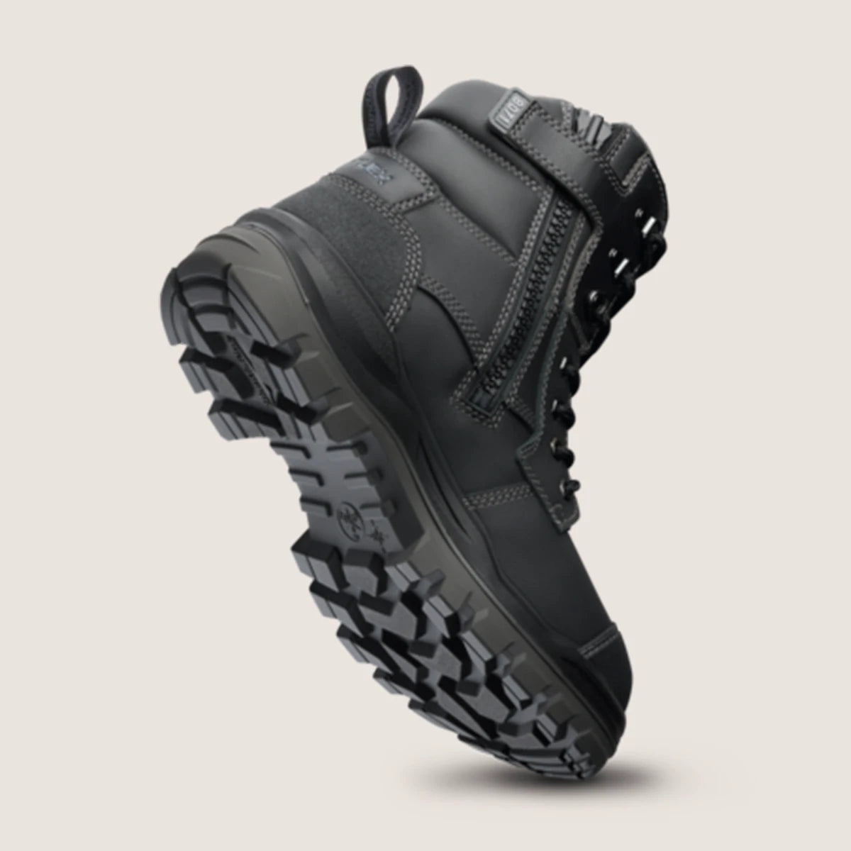 Blundstone 8071 Rotoflex Black Zip/Lace Safety Boot