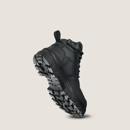 Blundstone 8551 Rotoflex Black Zip/Lace Safety Boot