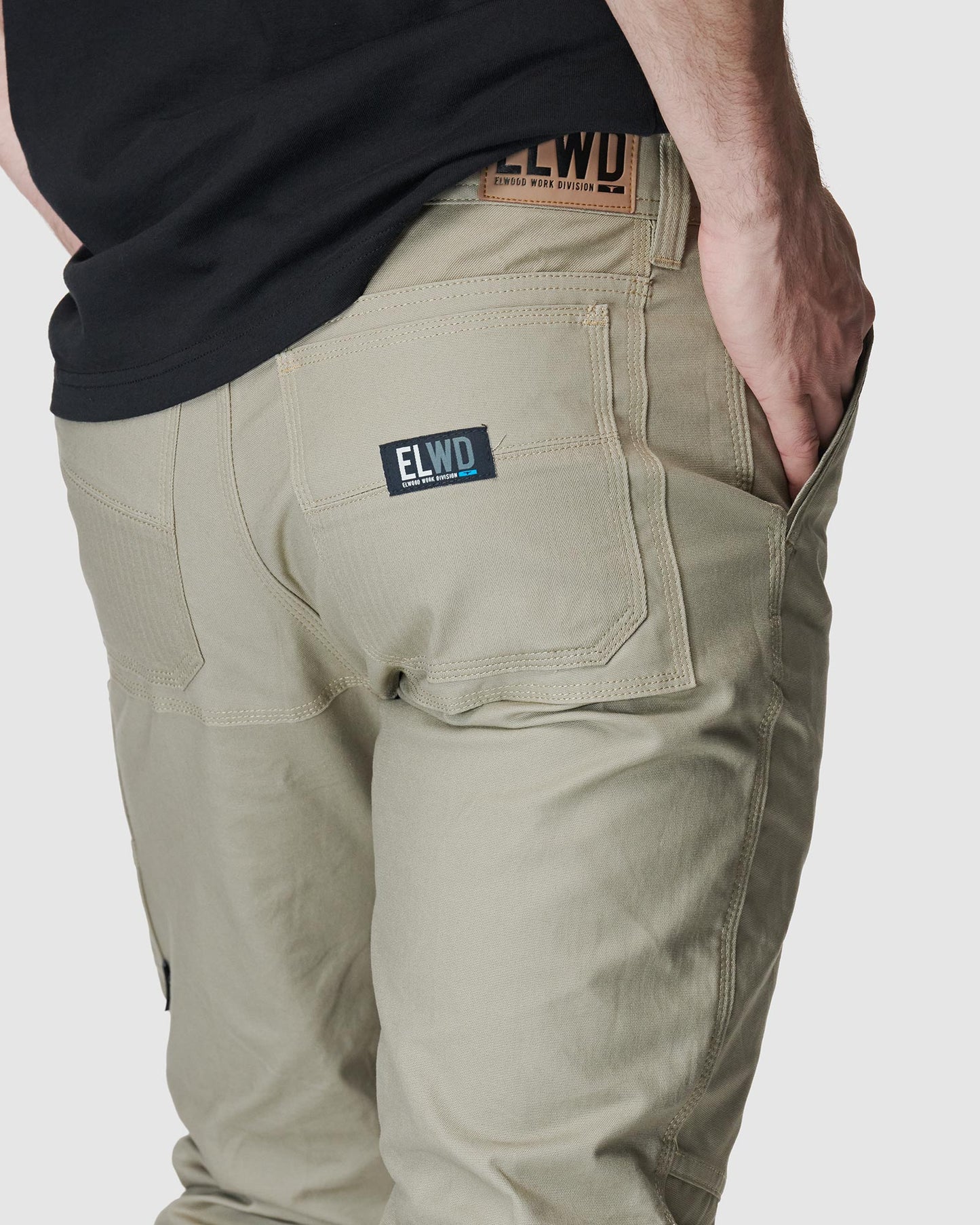 Elwood Mens EWD103 Cuffed Work Pant - Navy