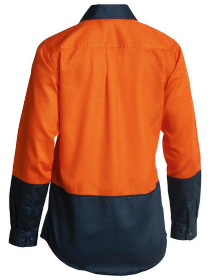 Bisley BL6267 Women's Hi Vis Drill Shirt