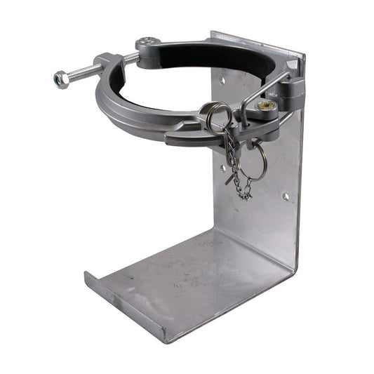 Heavy Duty Galvanised Fire Extinguisher Vehicle Bracket - 9.0kg Cannon Style